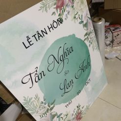 [Giá Xưởng] Bảng Tên Kỷ Niệm Ngày Cưới - Đẹp -Sang