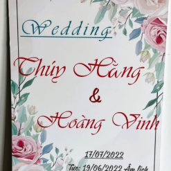 [Giá Xưởng] Bảng Gia Tiên, Backdrop trang trí đám cưới